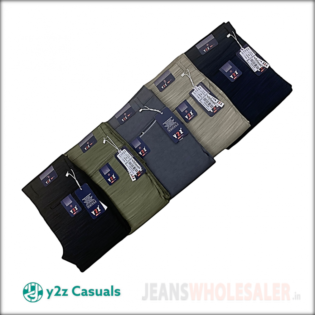 Buy y2z Wholesale Men Slim Fit Trouser - Men Formal & Casual Trousers