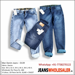 Mens Regula Fit Denim Jeans