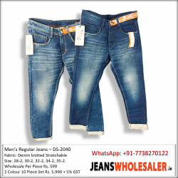 Men Regular Comfort Fit Jeans