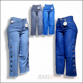 Women Wide leg High-Rise Jeans