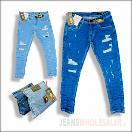 Men Damage Skinny Fit Jeans