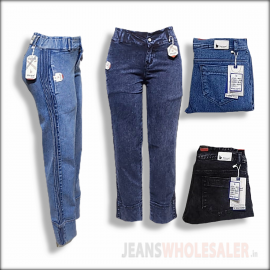 Women Side Patti Jeans Wholesale BD-6032