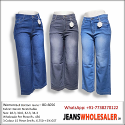 Women Bell Bottom Jeans
