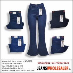 Women Bootcut Bell Bottom Jeans