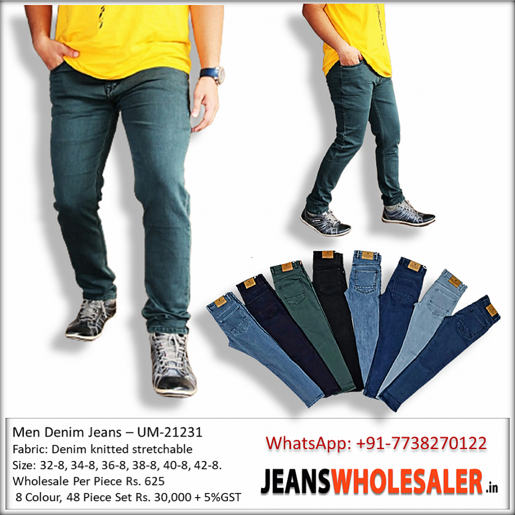 Buy B2b Brand DVG Mens denim jeans cheap wholesale Rs. 625 in mumbai