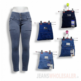 Women 4 Button Jeans BD-D104