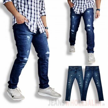 Men's Torn Denim Jeans
