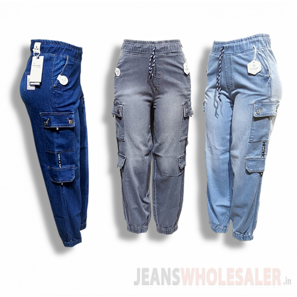 Buy Wholesale DVG Denim Joggers For Women b2b in mumbai, delhi india