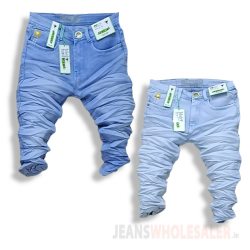 Men Wrinkle Jeans