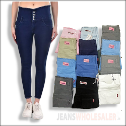 Women Dusty Colour Jeans
