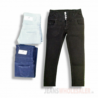 Women High Waist Jeans