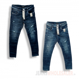 Men Damage Denim Jeans DS2138