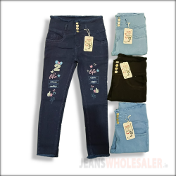 Women Embroidered Jeans