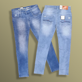 Men Sky Blue Jeans