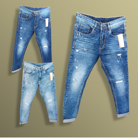 Mens Repeat Blue Jeans