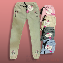 Girls Dusty Embroidery jeans
