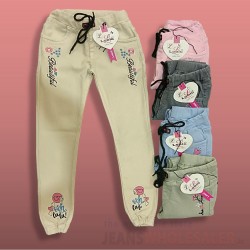 Girls Embroidery Dusty Colour jeans