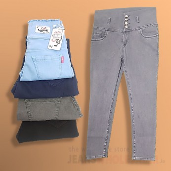 Women 4 button Jeans