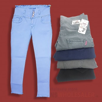 Women 4 button Jeans LB0075