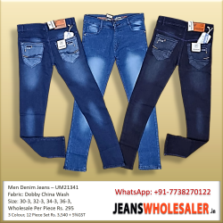Men China Wash Jeans