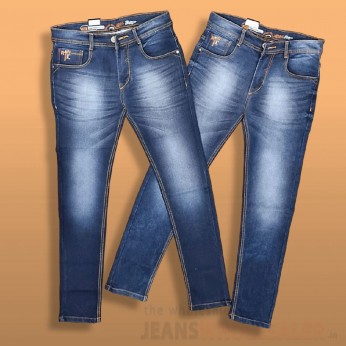 Men Cotton Knitted Jeans