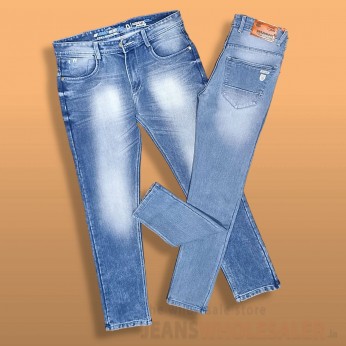 Men Cotton Knitted Jeans
