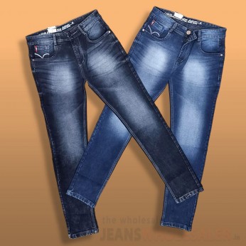 Men Cotton Knitted Jeans