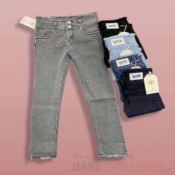 Girls Cat Printed jeans