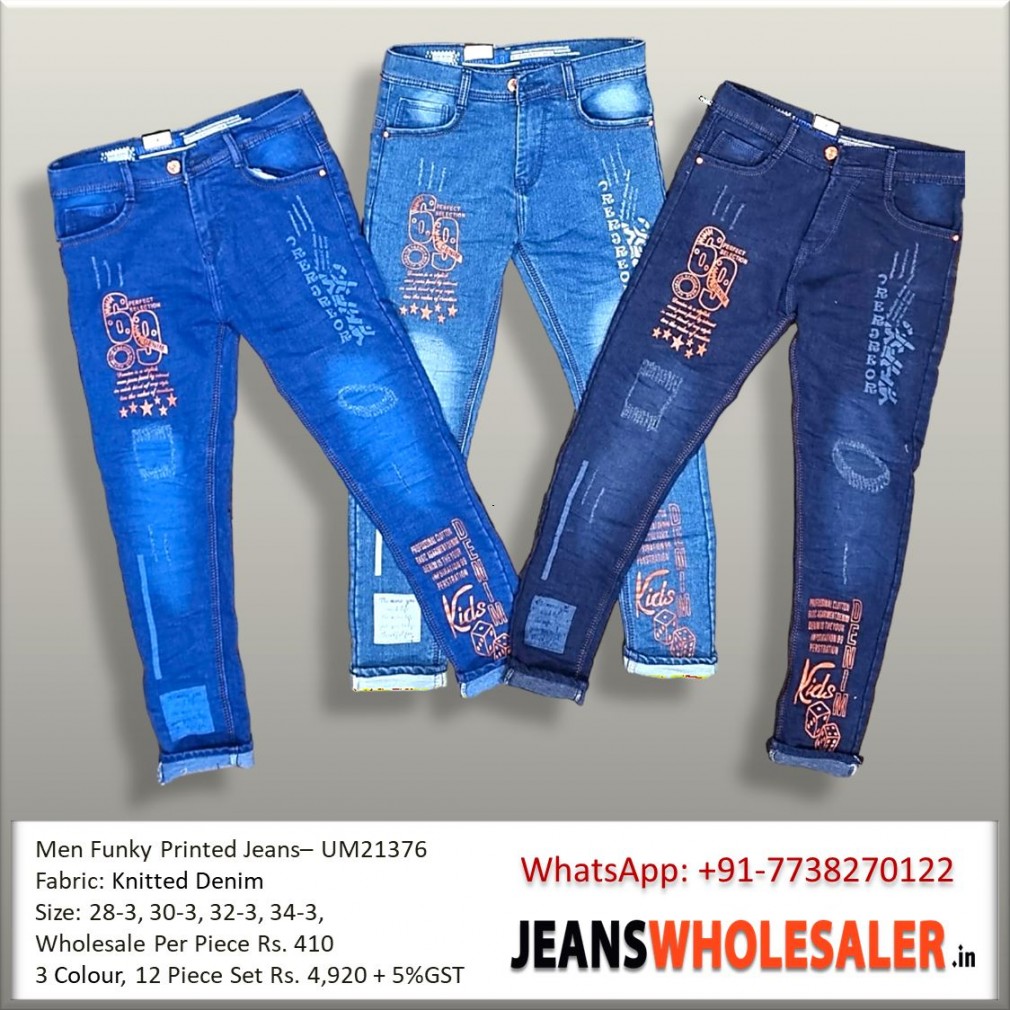 Printed Jeans  Buy Printed Jeans Online in India Myntra