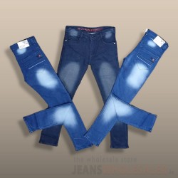 Men Poly Denim Jeans