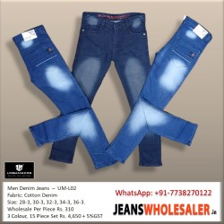 Men Poly Denim  Jeans