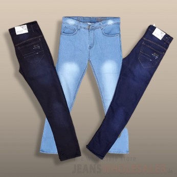 Men Poly Denim Jeans