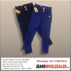 Women 3 Button jeans