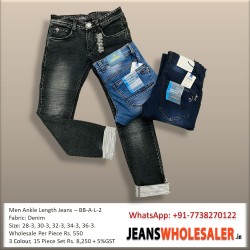 Men Ankle Length Jeans