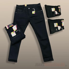 Men Regular Black Jeans BB-Black-425