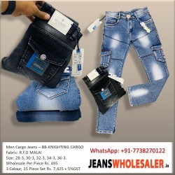 Men Cargo Jeans