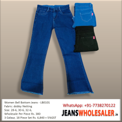 Women Bell Bottom Jeans