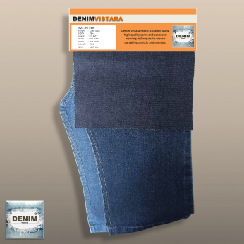 Denim Fabric – 3/1 RHT, 100% Cotton, 12.5 OZ