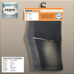 Denim Fabric – 13.5 OZ, 3/1 LHT, Grey 