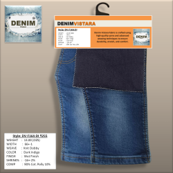 Denim Knit Dobby Fabric – 13 OZ, Dark Indigo