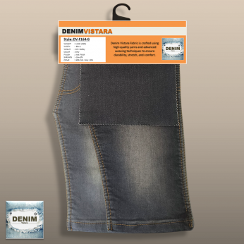 Denim Knit Dobby Grey Fabric, 13 OZ DV-F164-G