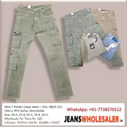 Men 7 pocket Cargo Jeans