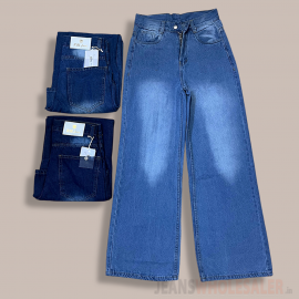 Women Super Wide Leg Jeans