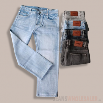 Men Straight Fit Jeans BB02K1