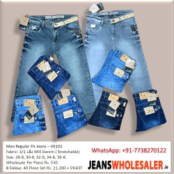 Men Regular Fit Jeans