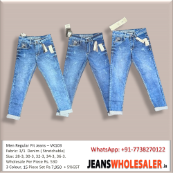 Men Regular Fit Jeans VK103