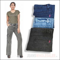 Women Straight Fit Joggers Jeans LB0098