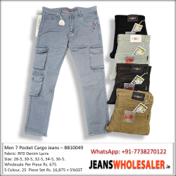 Men 6 pocket Cargo Jeans