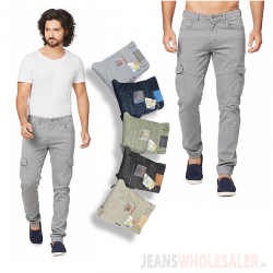 Men 6 Pocket Cargo Jeans BB10105