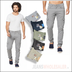 Men 6 Pocket Cargo Jeans